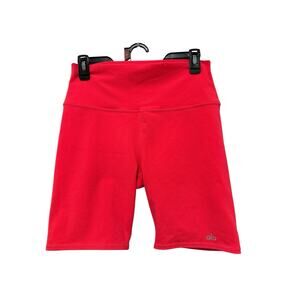 Alo Yoga 7" High-Waist Biker Short in Pink Lava Size L
